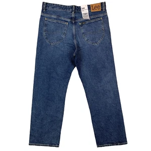 LEE Rider Classic Blue Relaxed Straight Jeans Women's Size W32 L31 - Picture 1 of 18