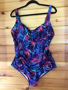 DACI Women’s MULTICOLOR ONE PIECE SWIMSUIT 🩱 Bathing Suit PLUS SIZE 20W FLORAL - Picture 1 of 8
