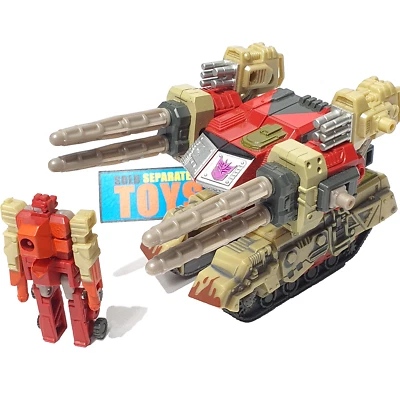 Transformers Armada DEMOLISHOR with BLACKOUT COMPLETE figure Super Con orange - Image 1 of 4