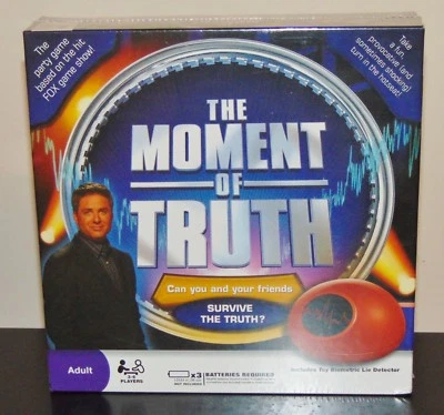 The Moment of Truth party game with toy Biometric Lie Detector new sealed - Image 1 of 4