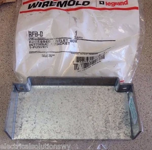 New Recessed Outlet Box Internal Bracket Wiremold Legrand RFB-B 1-Power RFB4 Ser - Picture 1 of 2