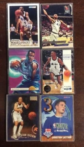 Lote de 6 tarjetas de baloncesto de la NBA Anfernee Hardaway Christian Laettner Keith Van Horn - Imagen 1 de 12