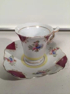 Platillo decorativo vintage hecho en Japón porcelana floral excelente 99 - Imagen 1 de 8