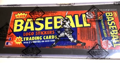 Fleer Baseball 1983 paquete de estante de comestibles sellado (3) paquetes BBCE Foto 1 de 3