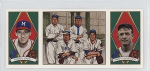 1993 BAT Triple-Folders Warren Spahn Christy Mathewson Walter Johnson Cy Young