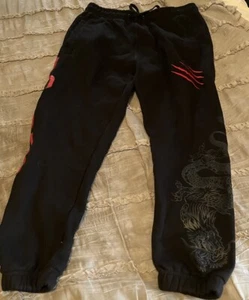 Bruce Lee The Dragon Black Jogger Pants Jogginghose Herren Large Shoe Palace - Bild 1 von 2