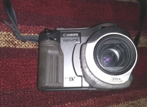 Canon Optura 20 MiniDV Camcorder with 3.5-inch LCD16x Optic Zoom - Untested READ - Picture 1 of 4