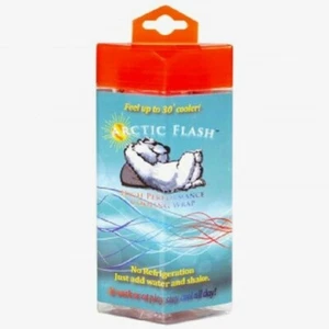 1 ARCTIC FLASH Hochleistungs-KÜHLFOLIE mit Träger 6 3/4" x 31 1/2" ORANGE - Bild 1 von 6