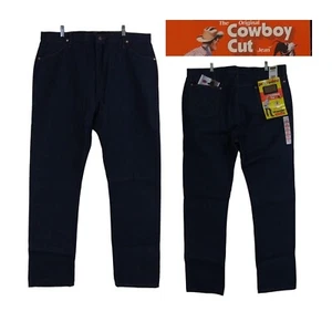 NUOVO Vintage Wrangler Deadstock Original Fit Stivali Rodeo Cowboy Blu Jeans 42X36 - Foto 1 di 6