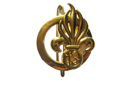 INSIGNE DE BERET LEGION ETRANGERE 13° DBLE (VARIANTE J.BALME SAUMUR) - Photo 1/4