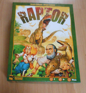 Raptor board game for 2 players. Bruno Cathala