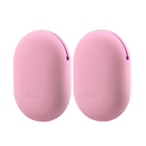 Geekria Ohrhörer Silikonhülle Kopfhörer Aufbewahrungstasche (Pink, Größe M, 2 Packungen)