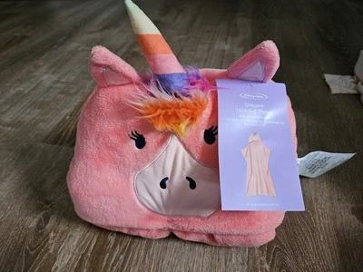 Marca Holiday Home Arco Iris Unicornio Tiro con Capucha con Bolsillos para las Mano Nuevo con Etiquetas 40inx50in Foto 1 de 4