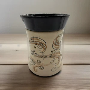 Scentsy Symphony Music Full Size Wax Warmer Retired Musical Notes Theme - Picture 1 of 11