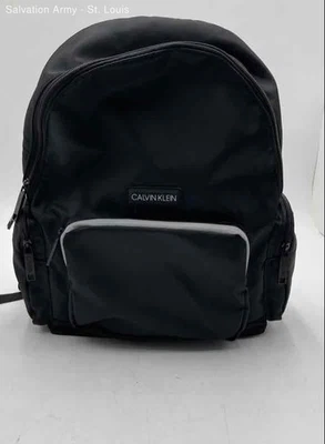 Bolso Mochila Calvin Klein Para Hombres Negro Ajustable Correa para el Hombro Cremallera Alrededor Foto 1 de 4