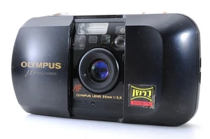 [Near MINT] Olympus μ mju Black AF 35mm Point & Shoot Film Camera From JAPAN#928 - Picture 1 of 9