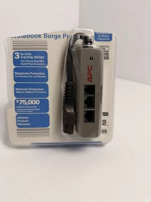 APC PNOTEPROC6 Notebook Überspannungsschutz mit Netzwerk- & Telefonschutz - Bild 1 von 2