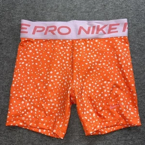 Nike Women & Big Girls Pro 3" Inch DRI-FIT Training Shorts- Orange - SZ Large - Picture 1 of 9
