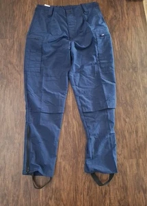 Olympic Uniforms SUPPLEX Navy Police Bike Bicycle Patrol Cargo Pants LARGE Cycli - Picture 1 of 8