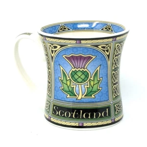 Schottland Becher mit Distel - New Bone China Scottish Porcelain Cup - Bild 1 von 5