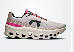 On Cloudmonster Silver Ivory 61.97652 Women New - Picture 1 of 10