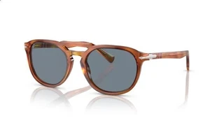 Persol PO3279S 96/56 52mm Terra Di Siena/Light Blue Square Sunglasses - Picture 1 of 5