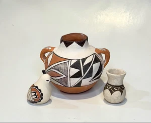 Maceta Isleta Pueblo con asas - Imagen 1 de 3
