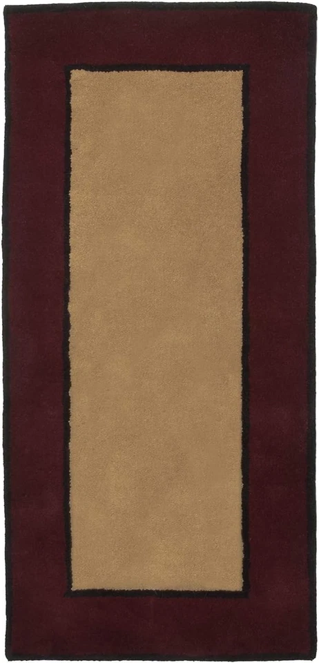 Minuteman International Contemporary II Berry Wool Hearth Rug Rectangular