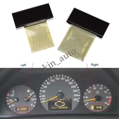 Cuadro de instrumentos R+L pantalla LCD para Mercedes 1998-2002 clase E W210 Foto 1 de 4