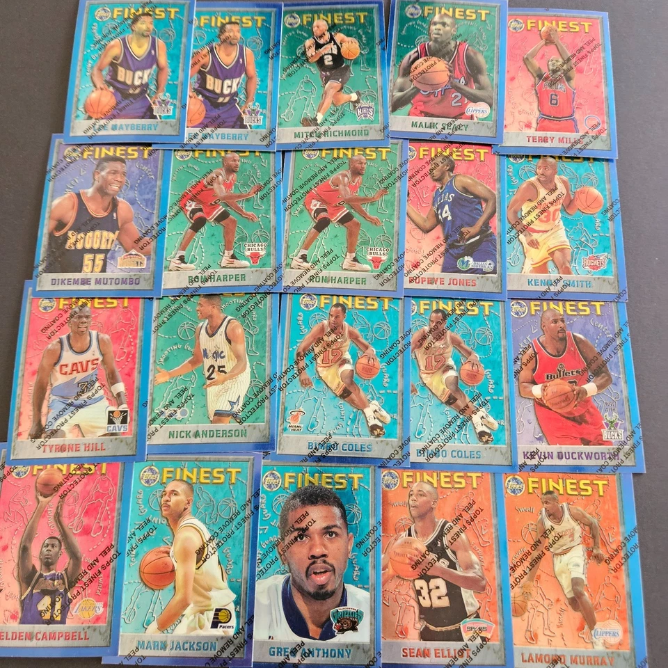 1995-96 TOPPS FINEST BASKETBALL (SEAL ON) YOU PICK SEE SCANS STARS,ROOKIES, MINT - Image 1 of 1