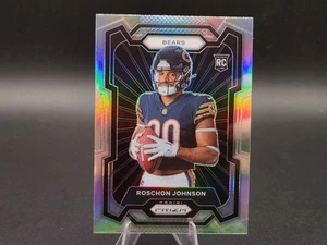 2023 Prizm Roschon Johnson Silver Prizm Rookie Variation RC #340 Bears - Bild 1 von 8