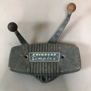 Johnson/Evinrude Simplex Twin Lever Side Mount Control Box - Picture 1 of 11