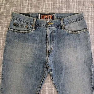 Levi’s 527 Jeans Relaxed Low Rise Boot Cotton Well Faded 2009 Tag 34x32 SEE DESC - Picture 1 of 15