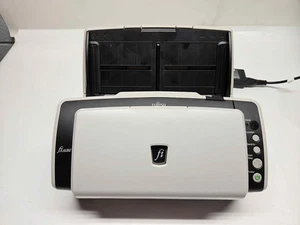 FUJITSU Fi-6130 DUPLEX PASS-THROUGH DOCUMENT COLOR SCANNER AC ADAPATER INCLUDED - Picture 1 of 7