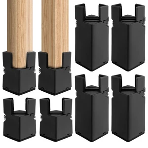4Pcs Adjustable Chair Riser Bed Furniture Riser Heavy Duty Desk Couch beEeN - Picture 1 of 15