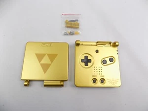 Totalmente Nuevo Gameboy Advance GBA SP Golden Tri Force Zelda Estuche Carcasa Kit - Imagen 1 de 2