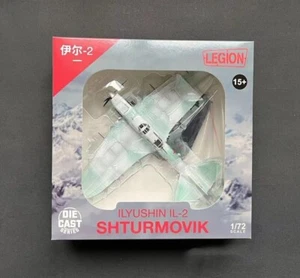 LEGION 1/72 WWII Soviet Air Force Ilyushin Il-2 Attack Aircraft 01 Diecast Model - Picture 1 of 6