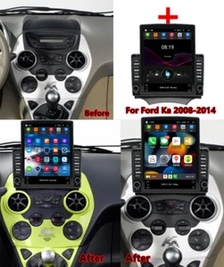 9.7'' Vertical Android 14 4+32GB Car Stereo Radio GPS Navi For Ford Ka 2008-2014 - Picture 1 of 23