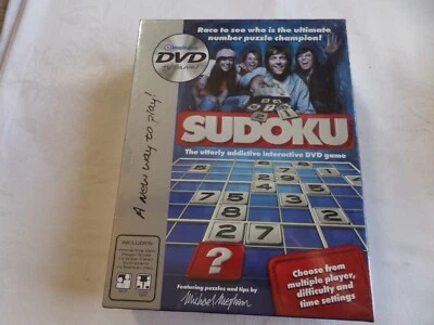 Sudoku DVD TV Game 2007 Imagination - Interactive - Ages 13+ Brand NEW Sealed - Image 1 of 3