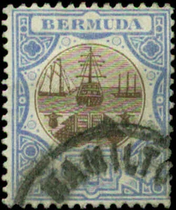 Bermuda Scott #37 SG #40 usato - Foto 1 di 1