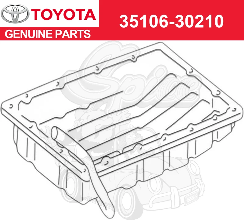 LEXUS GENUINE IS300 GS300 OEM NEW ATM AUTOMATIC TRANSMISSION OIL PAN 35106-30210 - Image 1 of 1