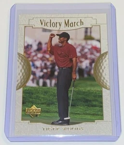 2001 Upper Deck Golf Victory March Tiger Woods #151 UD Golf Rookie Card RC - Picture 1 of 6