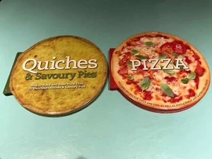 2 x books Pizza + Quiches & Savory Pies PLEASE READ DESCRIPTION - Picture 1 of 12