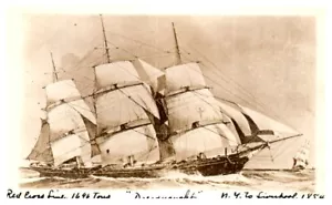 Cartolina Barca Dreadsnaught Linea Croce Rossa 1696  - Foto 1 di 2