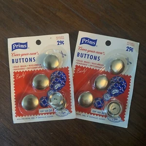 Pack de 2 botones vintage "Cubre los tuyos" talla 36 estilo 002 - Imagen 1 de 4