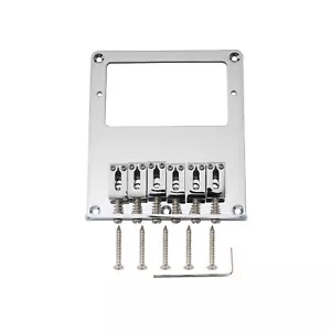 Musiclily Pro cromo 54 mm moderno puente Humbucker 6 sillas de montar para guitarra Tele TL - Imagen 1 de 5