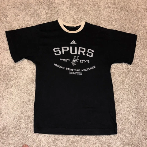 San Antonio Spurs Shirt Adult Small Black Casual NBA Basketball Sports Mens 522 Cover