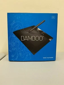Black Wacom Bamboo Make Your Mark Drawing Tablet Small MTE450 - Picture 1 of 3