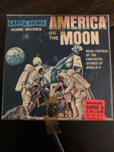 OFFICIAL NASA FOOTAGE APOLLO 11 MAN ON THE MOON (Super 8, 200', Color, OB) - Picture 1 of 2