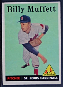 Ganga de béisbol $1-$2 1959 Topps béisbol Billy Muffett #143 RC Barb21 - Imagen 1 de 2